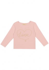 BLUSA MANGA LONGA  LOVE - REF - 112300