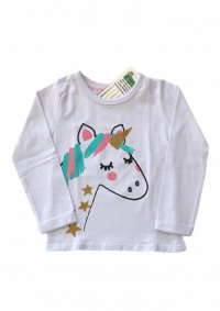 BLUSA MANGA LONGA UNICÓRNIO FEMININA - REF: 311748