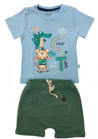 CAMISETA E BERMUDA MOLETOM MASCULINO - REF:5195