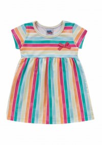 VESTIDO COLORIDO FEMININO - REFERÊNCIA 07296