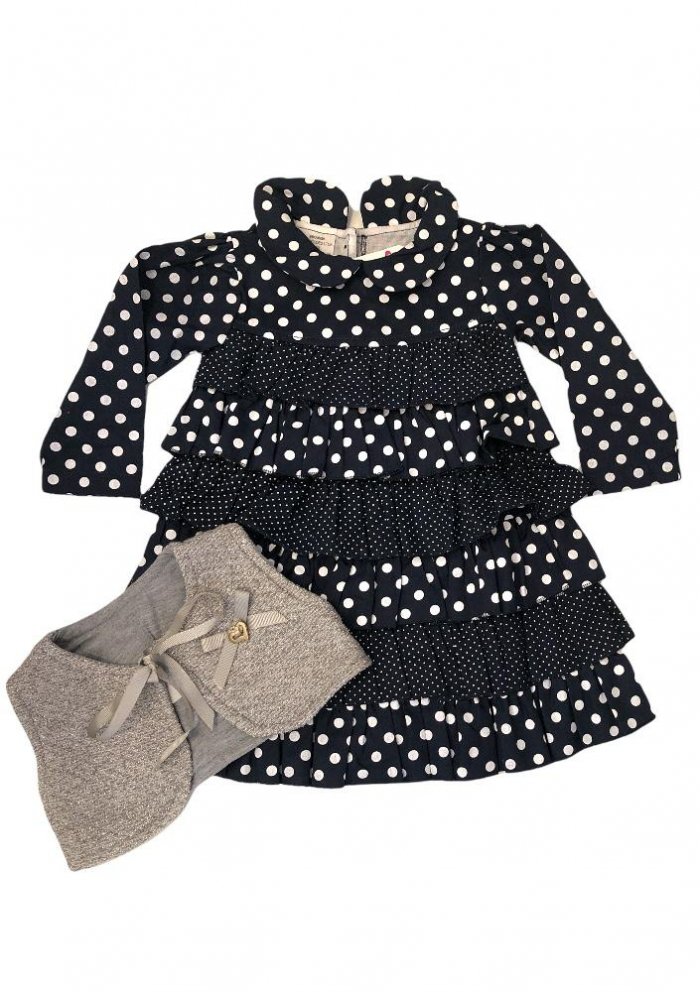 Vestido manga longa com deals colete
